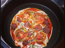 Pizza de frigideira especial