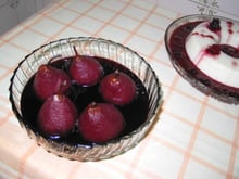 Pêras ao vinho