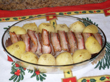 Rocambole de carne prático