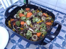 Tiras de carne chinesa de Big Bang Theory