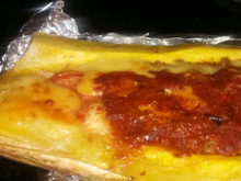 Abobrinha de forno recheada