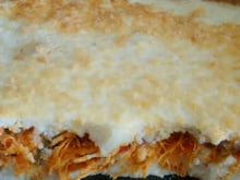 Torta diferente com massa de sobras de arroz