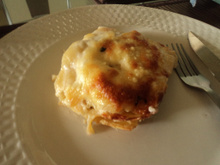 Lasanha especial de frango