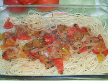 Macarrão com pimentão