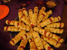 Enroladinho de Múmia - Halloween