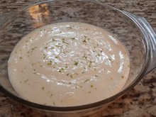 Mousse de limão de liquidificador