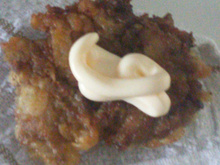 Fígado de galinha à milanesa crocante