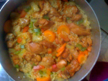 Galinhada chique da Lili