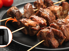 Espetinho de carne fácil na airfryer para matar a vontade de churrasco: o tempero especial que aprendi faz toda a diferença