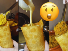 Ideia pra copiar em casa e receber os amigos de um jeito diferente: monte seu pastel com bastante recheio!