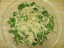 Macarrão de brócolis fácil