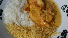 Strogonoff de camarão fácil