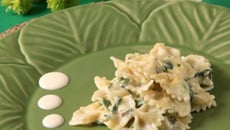 Gravatinha com Espinafre