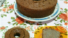 Bolo de banana molhadinho