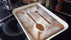 Bolo de Fubá tipo Queijadinha