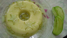 Flan de carambola