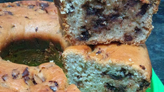 Bolo panetone de chocolate de liquidificador