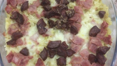 Arroz gratinado simples e saboroso