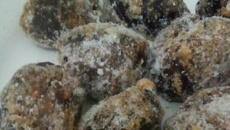 Trufa de pasta de amendoim dieta