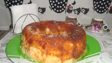 Bolo de banana rápido no micro-ondas