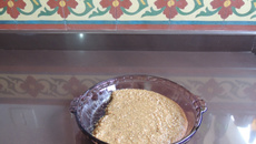 Pé-de-moleque com rapadura