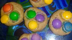 Cookies com confete