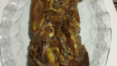 Bolo de banana, tapioca e aveia