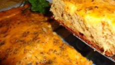 Pão salgado com creme de cebola