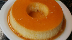 Pudim de leite condensado e milho