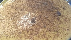 Mousse de maracujá com leite em pó