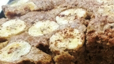 Bolo de banana fit ( sem glúten e sem lactose)