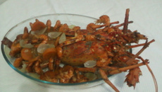 Lagosta Caprichada ao Alho e Óleo