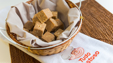 Paçoca com leite condensado