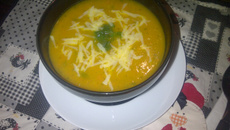 Caldo de mandioquinha da Pata