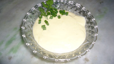 Patê de alho com maionese