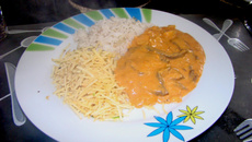 Estrogonofe de filé para duas pessoas