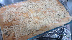 Picadinho ao molho 4 queijos