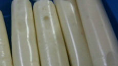 Sacolé (geladinho, chup-chup) de tapioca com coco