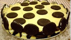 Torta mosaico de biscoito Negresco