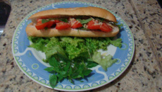 Sanduíche vegetariano (ovolactovegetariano)