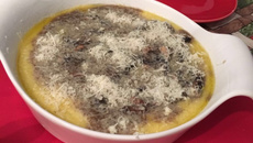 Polenta mole com funghi