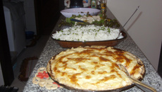 Escondidinho de frango ou filé mignon