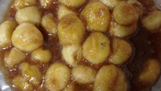 Doce de banana em calda