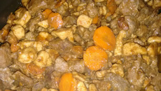 Mistura de carne com frango que fica uma delícia