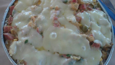 Lasanha de arroz de forno