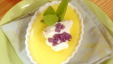 Mousse pudim de limão