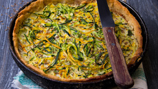 Quiche de abobrinha com queijo