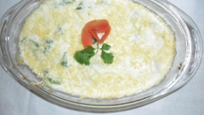 Chuchu ao molho branco