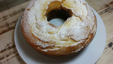 Bolo de cascas de maçã