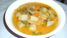 Sopa Creme (com sobras de estrogonofe)